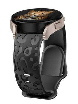 20 мм Ремешок для Samsung Galaxy Watch 6/5/4/classic/5 pro 44 мм 40 мм 45 мм 42 43 мм 47 мм Леопардовый браслет correa Galaxy watch 6 ремешок