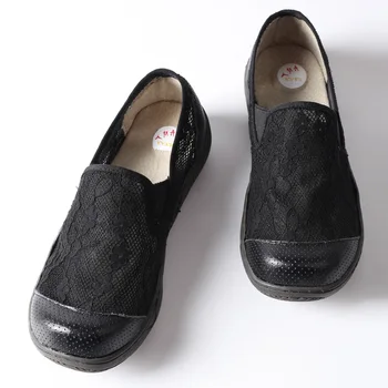 2022 Новые кожаные сандалии, тапочки, Повседневная модная женская обувь из натуральной сетки