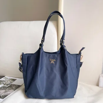 2023 Новая дизайнерская женская сумка-тоут, нейлоновая водонепроницаемая офисная сумка большой емкости, женская сумочка через плечо