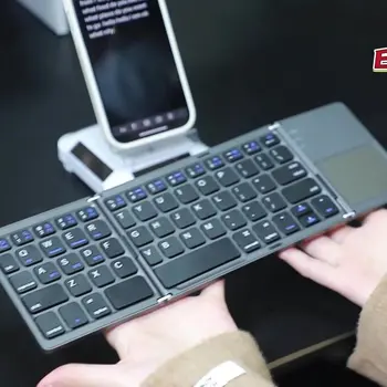 2024 Новая Беспроводная Bluetooth Magic Keyboard Складная Клавиатура iPad Mini Удобный Планшетный Компьютер Офисный Apple Android Универсальный