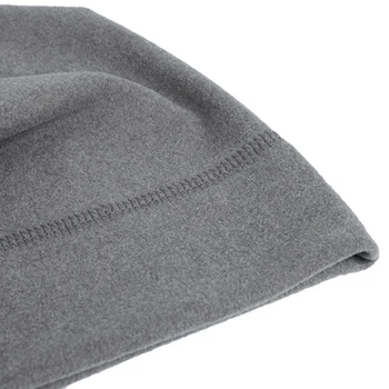 652F Флисовая шапка-бини для подростков, теплая шапка унисекс, головной убор, уютные ветрозащитные кепки, удобная защитная шапка для головы