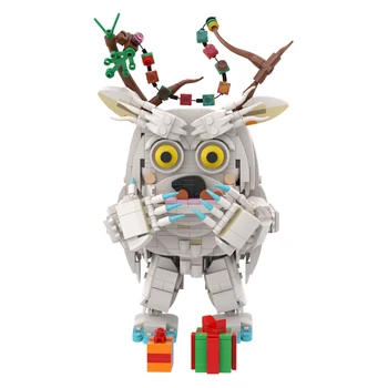BuildMoc Рождественские Снежные монстры Анимационные фильмы Фигурки Строительные блоки Игрушки в подарок для детей