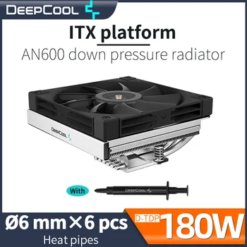DeepCool AN600 6 Тепловых Трубок С Прижатием вниз CPU Air Cooler ITX Радиатор Процессора ПК для Intel LGA1700/1200/115X AMD AM4 AM5