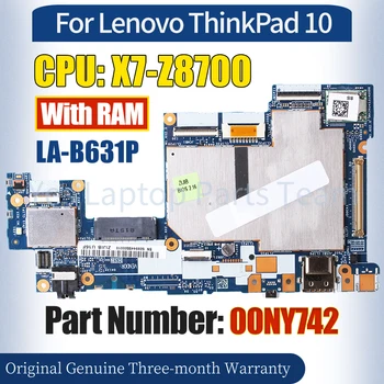 LA-B631P для материнской платы Lenovo ThinkPad 10 00NY939 SR2EU i3-6100U 100％ Протестирована материнская плата ноутбука