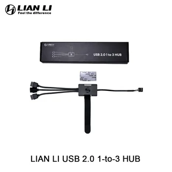 LIAN LI Mobo Внутренний 9-КОНТАКТНЫЙ Разветвитель USB 2.0 от 1 до 3 концентраторов, Совместимый с контроллером UNI FAN SL / AL /SL-INF /SL V2 /TRIMER L-Connect 3