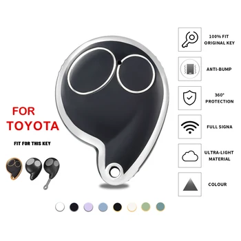 TPU Car Remote Smart Key Shell Fob для Toyota Cobra Alarm Case 2 Кнопки Keyless Shell Fob Protector Чехол Для Ключей Автомобиля