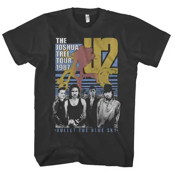 U2 - Bullet The Blue Sky-Тур 1987 года - Черная футболка