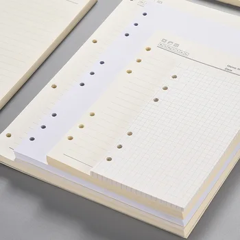 Блокнот A5 с отрывными листами b5 связующий блокнот со съемной 6-луночной 9-луночной сеткой a6 чистый мужской дневник из крафт-бумаги planificador