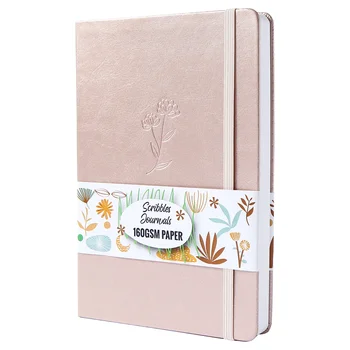 Бумага для дневника с пронумерованными страницами * Сетка из бамбука, вставки в виде точек, толстая обложка для блокнота с точками