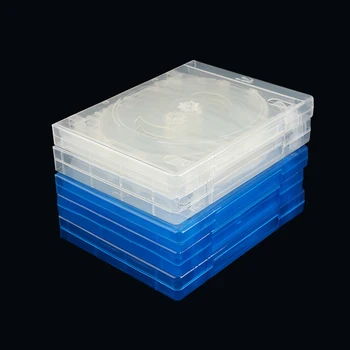 Бытовой Пластиковый Футляр Для компакт-дисков Коробка Для Хранения компакт-дисков Замена Blu-ray Игровые Чехлы Защитная Коробка Для Хранения CD DVD Дисков Кронштейн Box Case