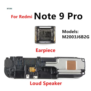 Динамик в верхнем ухе для Xiaomi Redmi Note 9 Pro 9Pro, динамик в нижнем ухе, зуммер звонка, Гибкий кабель, запасные части