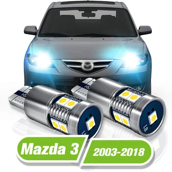Для Mazda 3 BK BL BM BN светодиодный габаритный фонарь 2 шт. Габаритный фонарь 2003-2018 2010 2011 2012 2013 2014 2015 2016 2017 Аксессуары