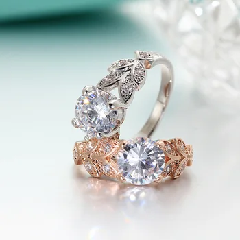 Женское золотое кольцо Mosan с бриллиантом 18 Карат AU750 D цвета VVS1 ring marry/свадьба/помолвка/вечеринка/юбилей/подарок