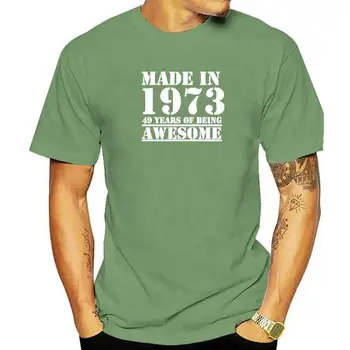 Забавная Футболка Made In 1973 49 Years of Being Awesome С Принтом 