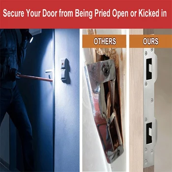 Защитная пластина двери, Усиленная пластина - Устройства безопасности передней двери, Металлические Защитные пластины, Дверная Защелка