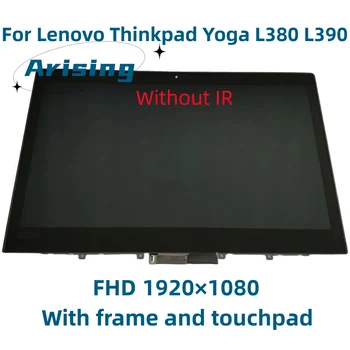 Йога L380 L390 Экран Дисплей ЖК-Панель Дигитайзер В Сборе Матрица Ноутбука Для Lenovo L380 L390 Yoga Замена Сенсорного Экрана