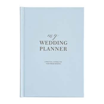 Книга для планирования свадьбы И органайзер Полный журнал планирования свадьбы для помолвленных пар Блокнот в твердом переплете формата А5