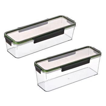 Контейнер для спагетти Коробка для хранения продуктов Прозрачный контейнер для зерна Герметичный прозрачный контейнер для макарон