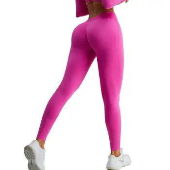 Леггинсы для йоги с высокой талией Antibom, женские спортивные штаны для подтяжки живота и бедер, одежда для фитнеса