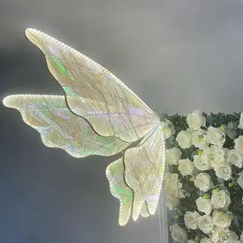 Металлическая Светящаяся бабочка Украшает Свадебный потолок Декоративный фон сцены оптовые принадлежности для вечеринок и свадеб