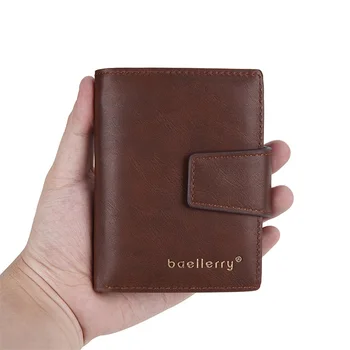 Мужской смарт-кошелек из натуральной кожи с функцией RFID, тонкий женский кошелек для монет на молнии с отделением для банкнот