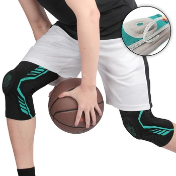 Наколенники KoKossi 1шт Тренировочные Наколенники Спортивная защита колена От столкновений Велоспорт Баскетбол Бег Фитнес Защитное снаряжение