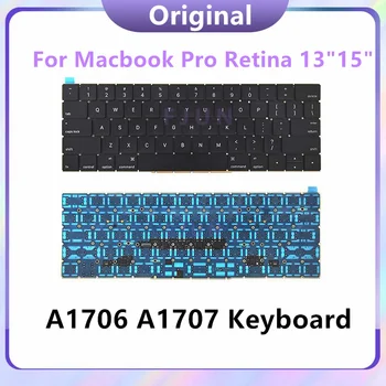 Новая Оригинальная Клавиатура США/Великобритании/Испанского/Корейского/французского языков A1707 A1706 Для Macbook Pro Retina 13