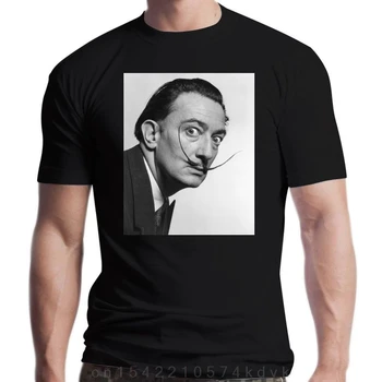 Новая футболка Homme dali salvador peinture с портретом усача amusant art paris