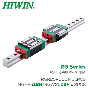 Оригинальный HIWIN RGH25 RGW25 Блок Линейной Направляющей ZBH Класса Высокой Жесткости Роликовые Направляющие 500 мм Точность Центра Станка с ЧПУ