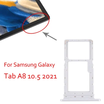 Оригинальный Новый Держатель Гнезда для Двух SIM-карт + Лотка для карт Micro SD Samsung Galaxy Tab A8 10.5 2021 SM-X200/X205