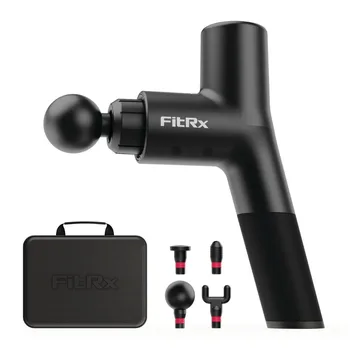 Пистолет для массажа мышц FitRx - Ручной Перкуссионный Массажер глубоких тканей для облегчения состояния шеи и спины