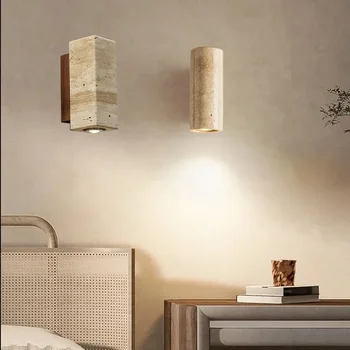 Подвесной светильник в скандинавском стиле, светодиодный настенный светильник Ваби-саби, Ретро-настенный светильник для гостиной, Фоновое освещение, Декор стен