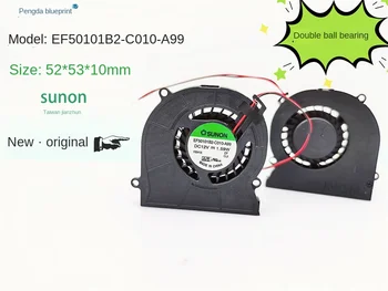 Совершенно новый EF50101B2-C010-A99 двойной шаровой турбовентилятор 52 * 53 * 10 мм 5 см вентилятор