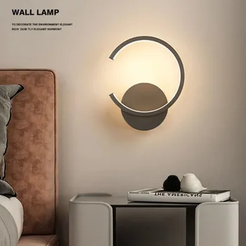 Современный минималистичный светодиодный настенный светильник, украшение интерьера, прикроватные лампы, настенный светильник, гостиная, освещение в помещении для спальни