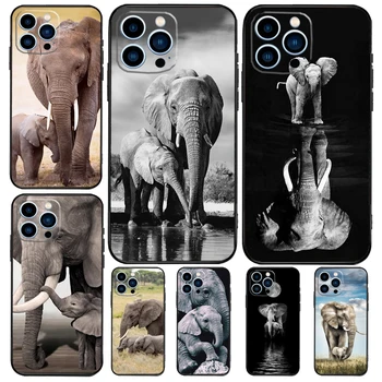 Чехол Elephant Baby Nature Для iPhone 15 14 13 12 11 Pro Max Plus 7 8 X XR XS SE2 12 13 Аксессуары Для Мини-Чехлов