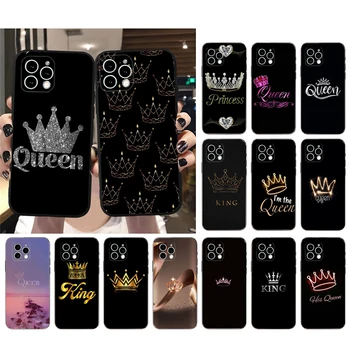Чехол для телефона Queen King для iphone 15 14 Pro Max 13 12 11 Pro Max XSMax XR 12 13 mini 14 Plus Shell