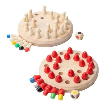Шахматная игра на спичках с памятью Шахматы из трех частей Обучающая игра для тренировки памяти Интерактивные Настольные игры для детей и взрослых