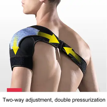 Эластичный регулируемый плечевой бандаж для облегчения боли в суставах для ежедневного
